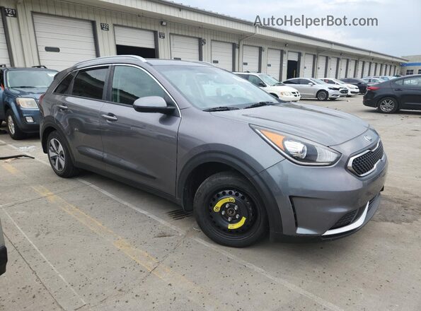 KNDCB3LC1J5122756 2018 KIA NIRO Серый Передняя правая четверть