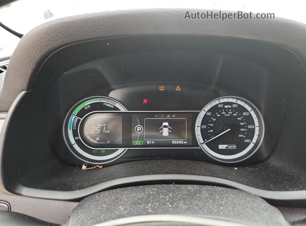 KNDCB3LC1J5122756 2018 KIA NIRO Серый Вид щитка приборов