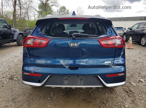 KNDCB3LC1J5142909 2018 KIA NIRO Синий Вид сзади