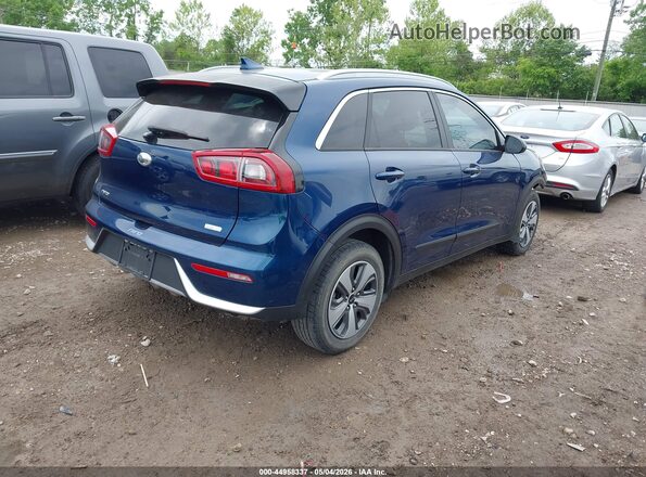 KNDCB3LC1J5153991 2018 KIA NIRO Синий Задняя правая четверть