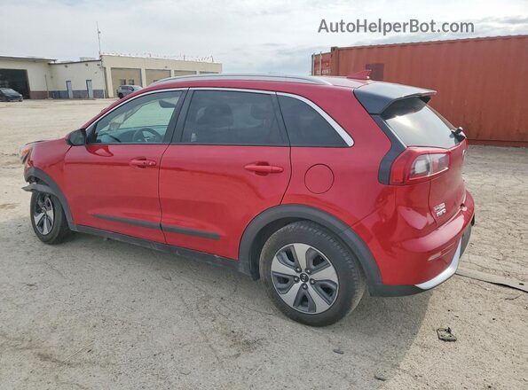 KNDCB3LC1J5154302 2018 KIA NIRO Red Tył lewy