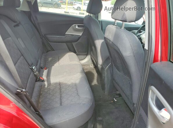 KNDCB3LC1J5154302 2018 KIA NIRO Red Widok wnętrza z tyłu