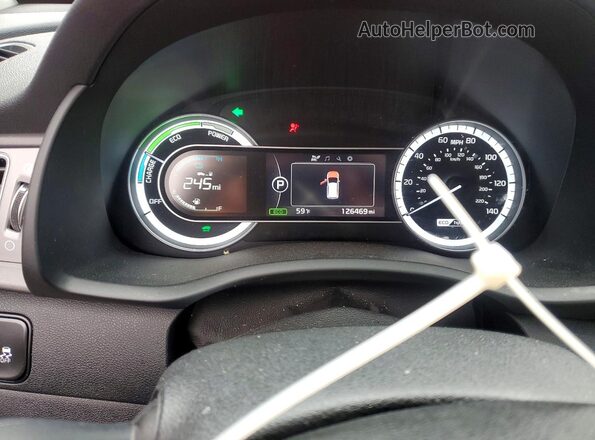 KNDCB3LC1J5154302 2018 KIA NIRO Red Widok zestawu wskaźników