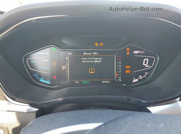 KNDCB3LC1N5548033 2022 KIA NIRO Серый Вид щитка приборов