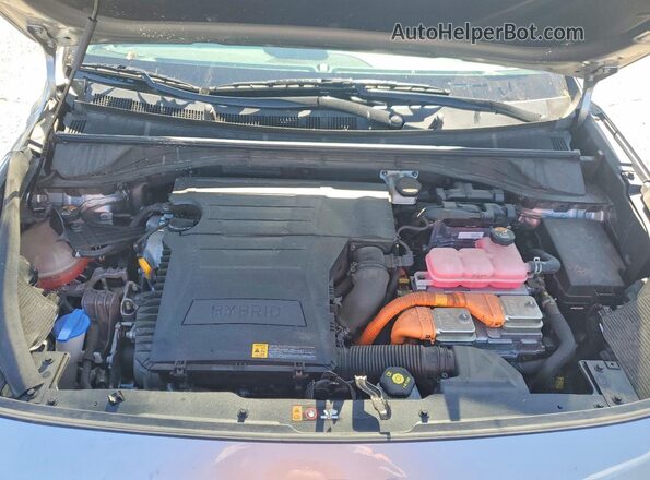 KNDCB3LC1N5548033 2022 KIA NIRO Серый Вид задней части салона