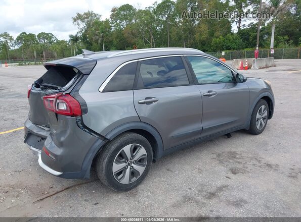 KNDCB3LC4H5070971 2017 KIA NIRO Серый Задняя правая четверть