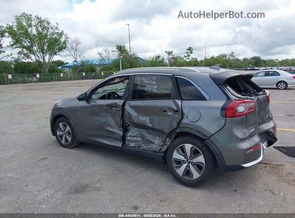 KNDCB3LC4H5070971 2017 KIA NIRO Серый Задняя левая четверть