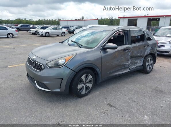 KNDCB3LC4H5070971 2017 KIA NIRO Серый Передняя левая четверть