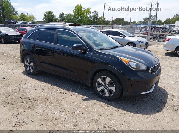 KNDCB3LC4J5109869 2018 KIA NIRO Черный Передняя правая четверть