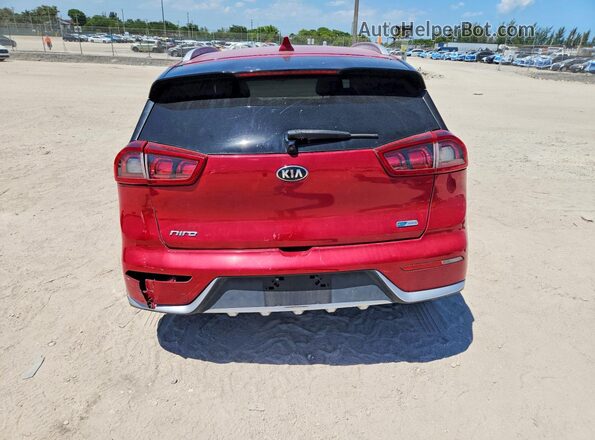 KNDCB3LC4J5113517 2018 KIA NIRO Красный Вид сзади