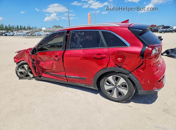KNDCB3LC4J5113517 2018 KIA NIRO Красный Задняя левая четверть