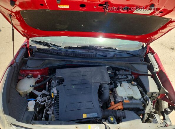 KNDCB3LC4J5113517 2018 KIA NIRO Красный Вид задней части салона
