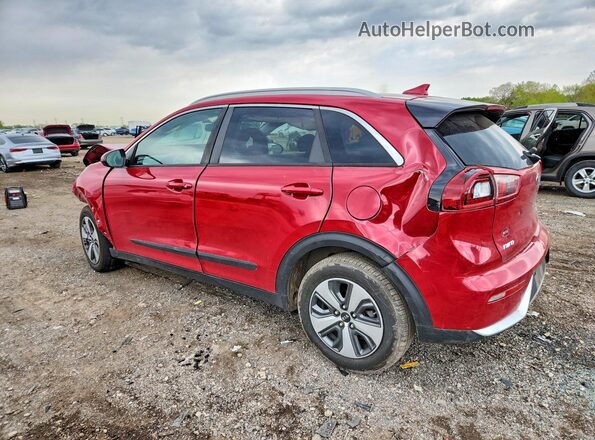 KNDCB3LC4J5123304 2018 KIA NIRO Красный Задняя левая четверть