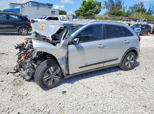 KNDCB3LC4L5378070 2020 KIA NIRO Серебряный Передняя левая четверть