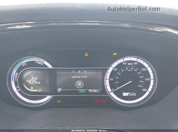 KNDCB3LC5L5374285 2020 KIA NIRO Белый Вид задних сидений