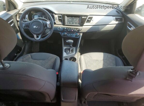 KNDCB3LC6H5064248 2017 KIA NIRO Черный Вид панели приборов