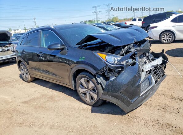 KNDCB3LC7H5044655 2017 KIA NIRO Черный Передняя правая четверть