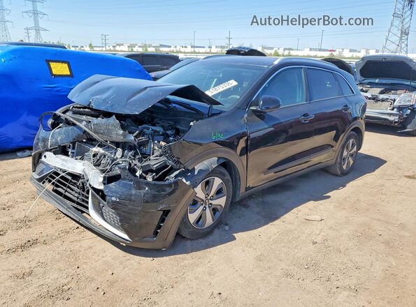 KNDCB3LC7H5044655 2017 KIA NIRO Черный Передняя левая четверть