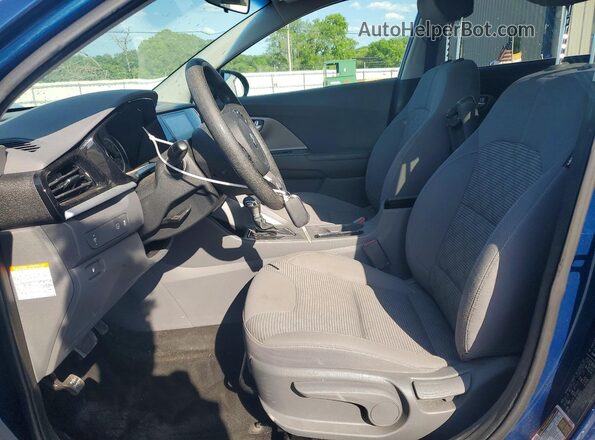 KNDCB3LC7L5361151 2020 KIA NIRO Blue Widok wnętrza z przodu