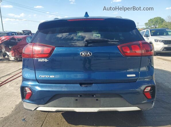 KNDCB3LC7L5361151 2020 KIA NIRO Blue Widok z tyłu