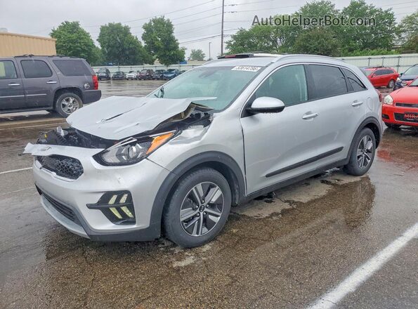 KNDCB3LC7L5374692 2020 KIA NIRO Серебряный Передняя левая четверть