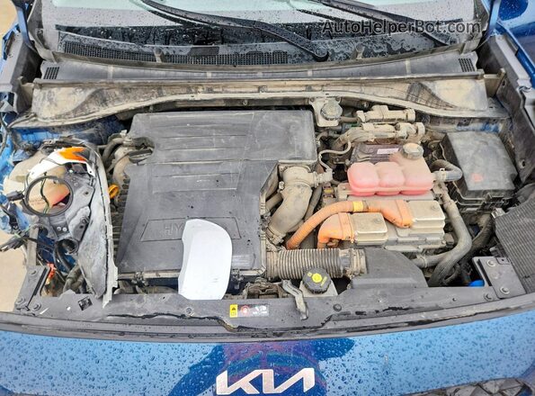 KNDCB3LC7N5533472 2022 KIA NIRO Синий Вид подкапотного пространства