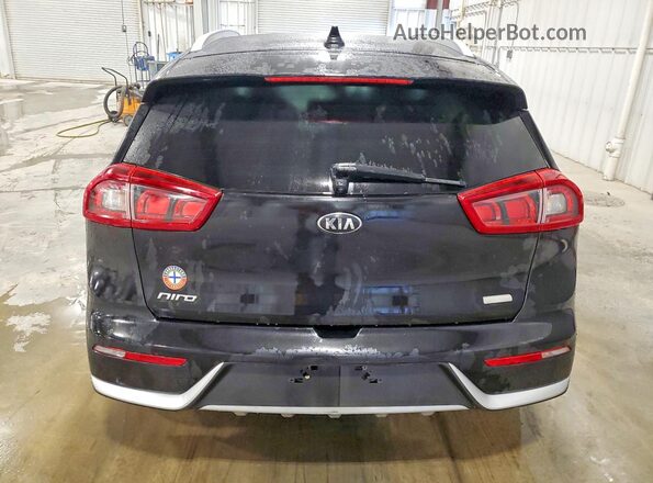KNDCB3LC8H5059083 2017 KIA NIRO Black უკანა ხედი