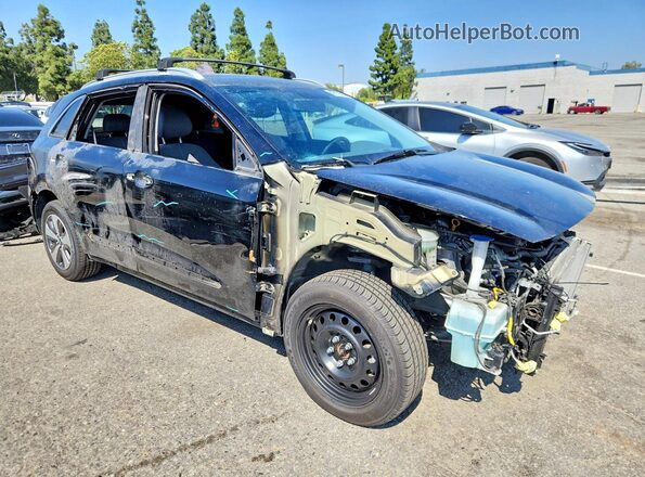 KNDCB3LC8K5304603 2019 KIA NIRO Черный Передняя правая четверть