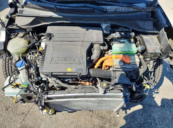 KNDCB3LC8K5304603 2019 KIA NIRO Черный Вид задней части салона