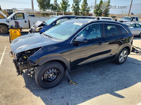 KNDCB3LC8K5304603 2019 KIA NIRO Черный Передняя левая четверть