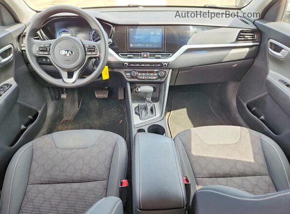 KNDCB3LC8L5427156 2020 KIA NIRO White Widok deski rozdzielczej