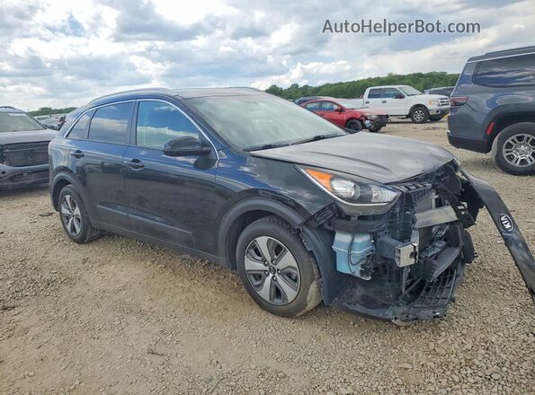 KNDCB3LC9J5136663 2018 KIA NIRO Черный Передняя правая четверть
