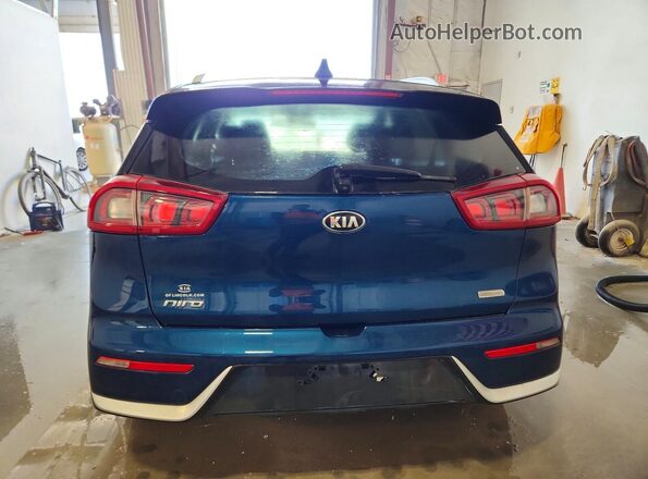 KNDCB3LC9K5305288 2019 KIA NIRO Синий Вид сзади