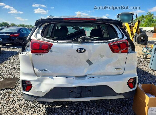 KNDCB3LC9L5400502 2020 KIA NIRO White Widok z tyłu