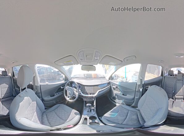 KNDCB3LC9L5400502 2020 KIA NIRO White Widok naklejki z numerem VIN