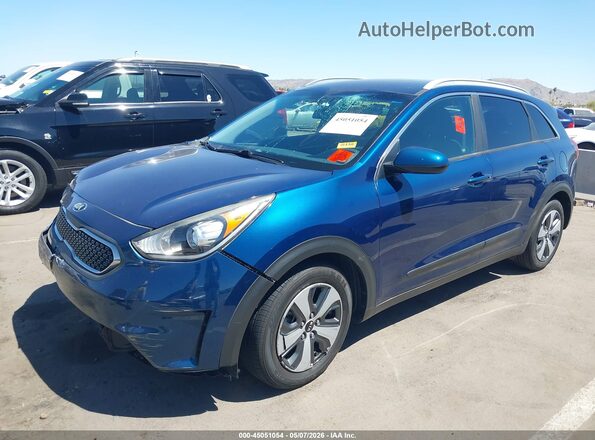 KNDCB3LCXH5057416 2017 KIA NIRO Синий Передняя левая четверть