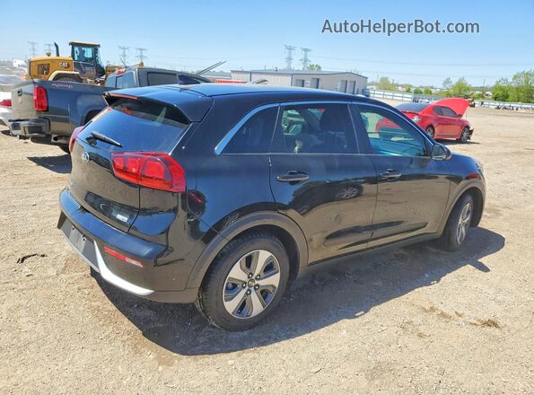 KNDCB3LCXK5219973 2019 KIA NIRO Черный Задняя правая четверть