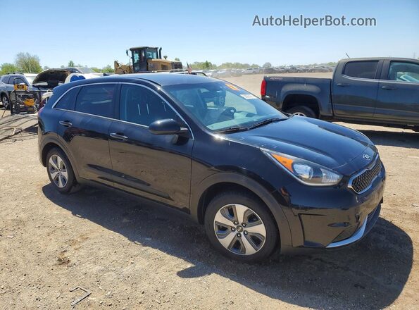 KNDCB3LCXK5219973 2019 KIA NIRO Черный Передняя правая четверть