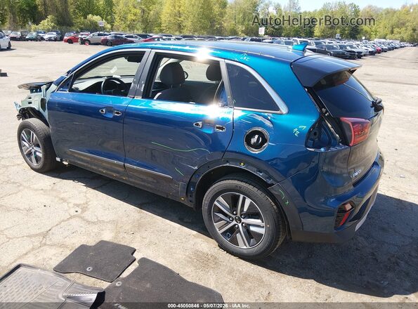 KNDCB3LCXM5471418 2021 KIA NIRO Синий Задняя левая четверть
