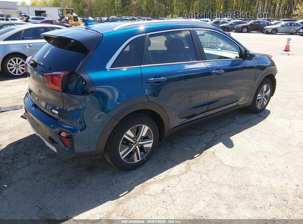 KNDCB3LCXM5471418 2021 KIA NIRO Синий Задняя правая четверть