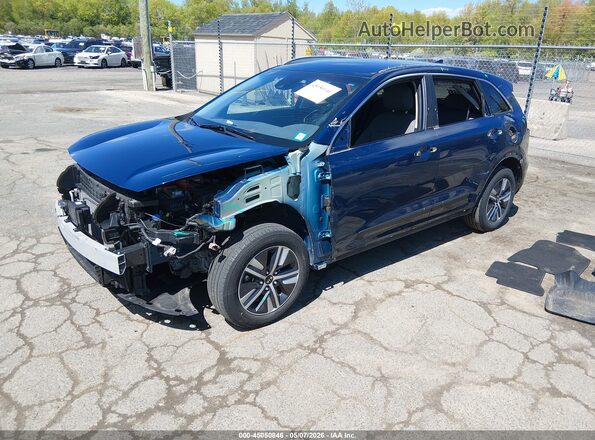 KNDCB3LCXM5471418 2021 KIA NIRO Синий Передняя левая четверть
