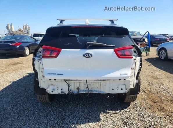 KNDCC3LC1H5055874 2017 KIA NIRO White Widok z tyłu