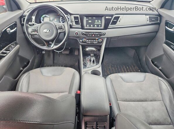 KNDCC3LC2H5057911 2017 KIA NIRO Red Vista del salpicadero