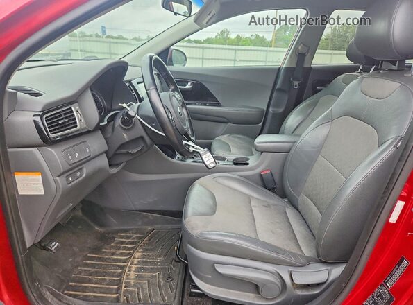 KNDCC3LC2H5057911 2017 KIA NIRO Red Vista interior delantera