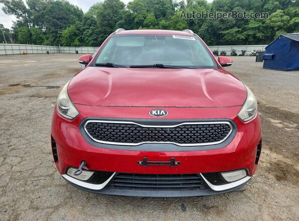 KNDCC3LC2H5057911 2017 KIA NIRO Red Vista frontal