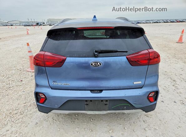KNDCC3LC3M5468230 2021 KIA NIRO Синий Вид сзади