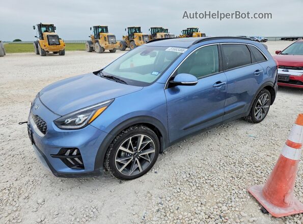 KNDCC3LC3M5468230 2021 KIA NIRO Синий Передняя левая четверть