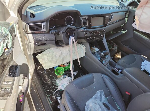 KNDCC3LC4K5342326 2019 KIA NIRO Белый Вид панели приборов