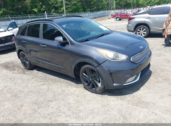 KNDCC3LC6J5135080 2018 KIA NIRO Серый Передняя правая четверть