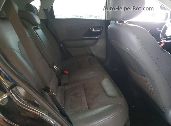 KNDCC3LC7J5143642 2018 KIA NIRO Black Widok tylnych siedzeń